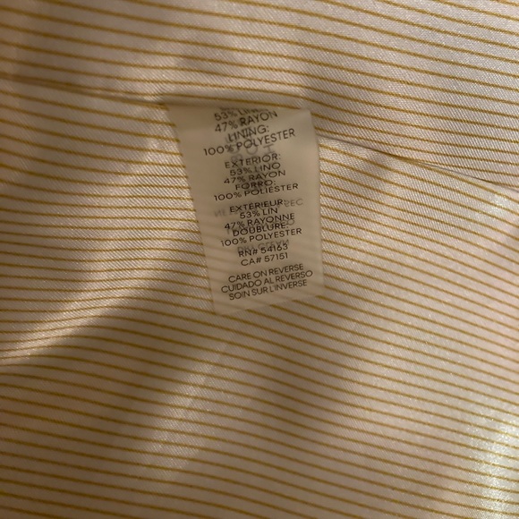 Calvin Klein | Button-Detail Blazer in Mustard yellow - Picture 4 of 4